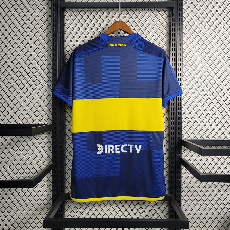 CAMISOLA BOCA JUNIORS 23/24 AZUL E AMARELO
