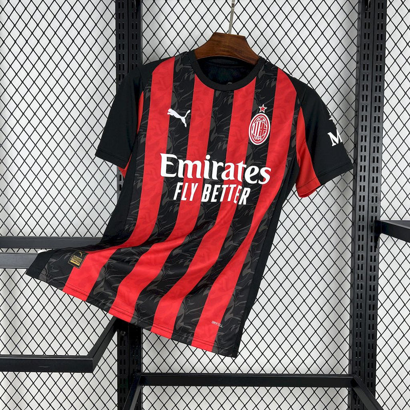 CAMISOLA MILAN 25/26 VERMELHO E PRETO