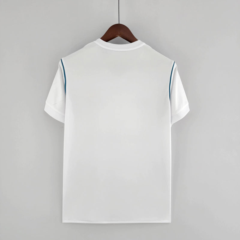 CAMISOLA RETRÔ REAL MADRI II COM PATCH  17/18