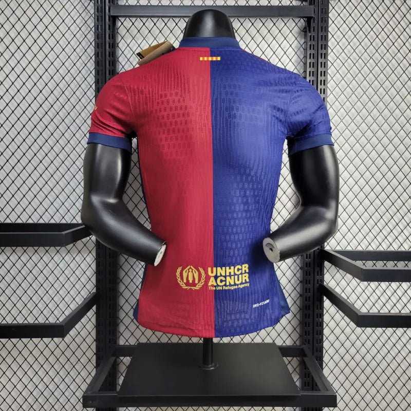 CAMISOLA VERSÃO PLAYER DO BARCELONA 24/25 LILAS