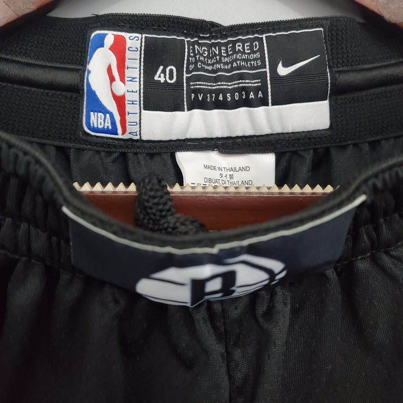 CALÇÃO BROOKLYN NETS CITY VERSION BLACK NBA
