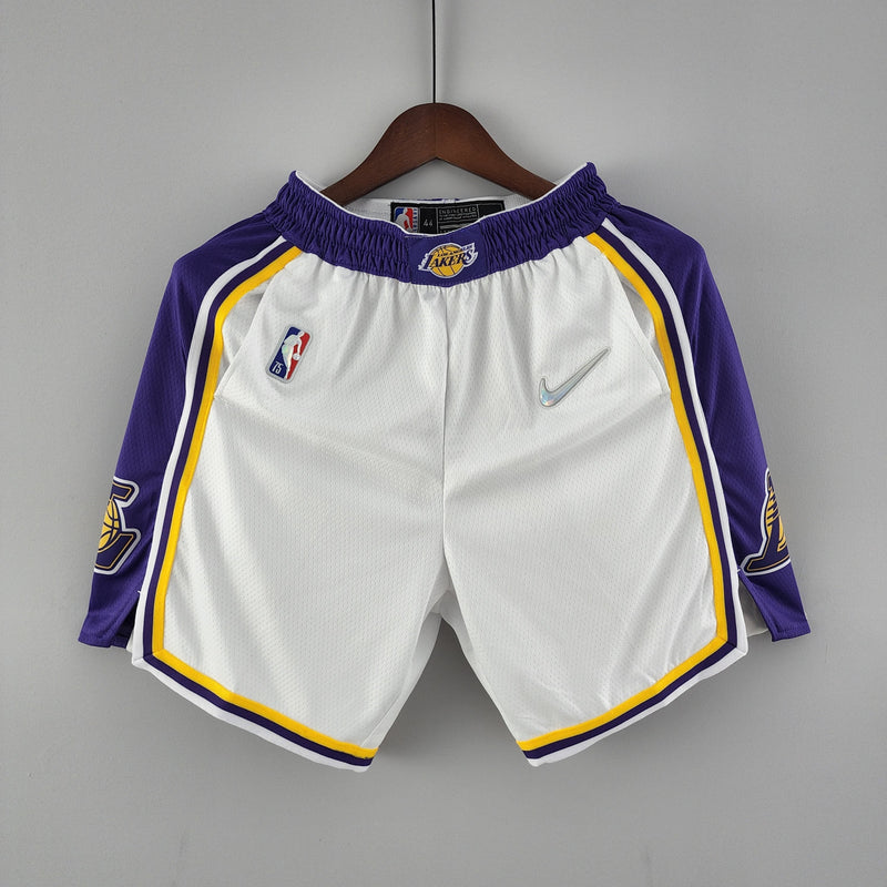 CALÇÃO 75TH ANNIVERSARY LOS ANGELES LAKERS WHITE NBA