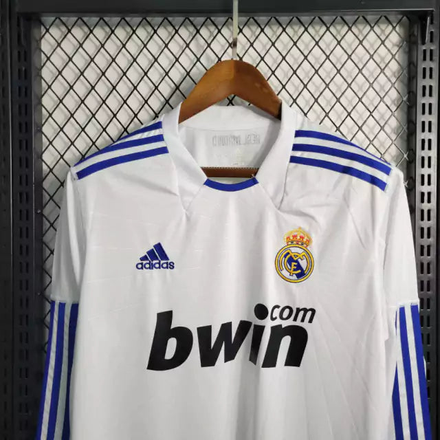 CAMISOLA RETRÔ REAL MADRI  10/11 MANGA COMPRIDA