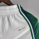 CALÇÃO DALLAS MAVERICKS URBAN EDITION WHITE GREEN NBA