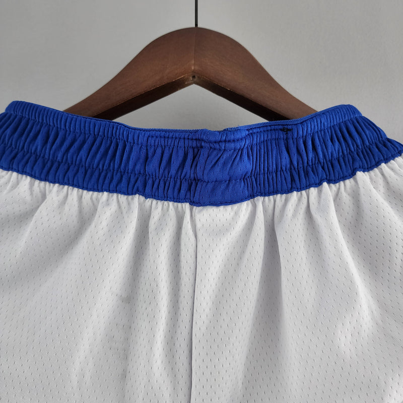 CALÇÃO GOLDEN STATE WARRIORS WHITE BLUE NBA