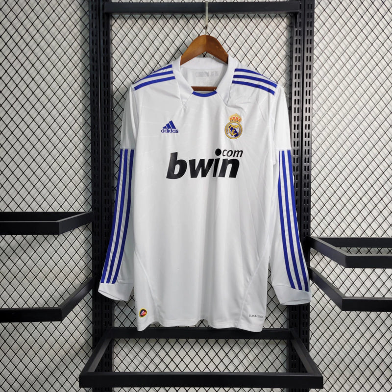CAMISOLA RETRÔ REAL MADRI  10/11 MANGA COMPRIDA