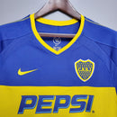 CAMISOLA RETRÔ BOCA JUNIORS 03/04 MANGA COMPRIDA