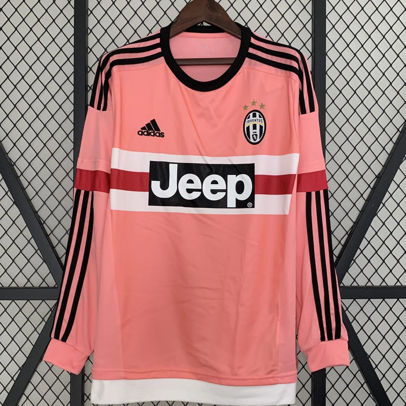 CAMISOLA RETRÔ JUVENTUS 15/16 MANGA COMPRIDA