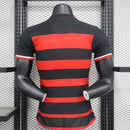 CAMISOLA VERSÃO PLAYER DO FLAMENGO 24/25 VERMELHO E PRETO
