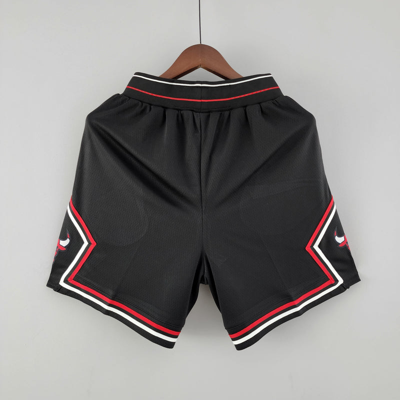 CALÇÃO CHICAGO BULLS BLACK NBA