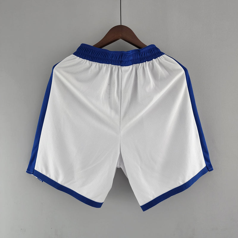 CALÇÃO GOLDEN STATE WARRIORS WHITE BLUE NBA