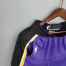 CALÇÃO LOS ANGELES LAKERS PURPLE BLACK SIDE NBA