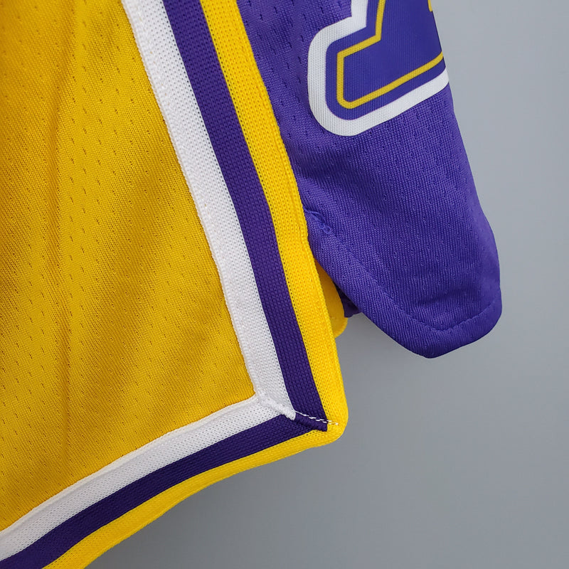 CALÇÃO LOS ANGELES LAKERS YELLOW