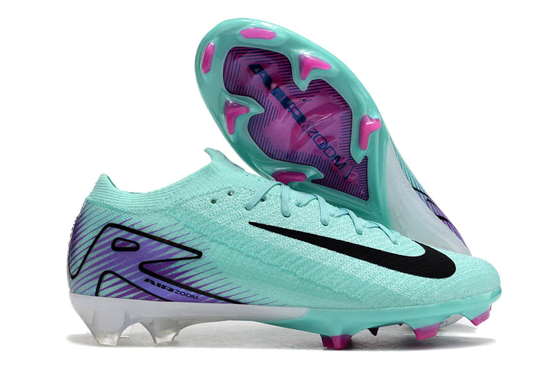 CHUTEIRA NIKE AIR ZOOM MERCURIAL VAPOR 16 VERDE CLARO INFANTIL