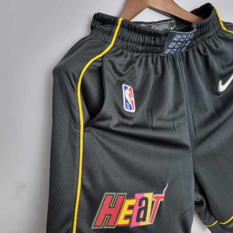 CALÇÃO MIAMI HEAT URBAN EDITION BLACK NBA