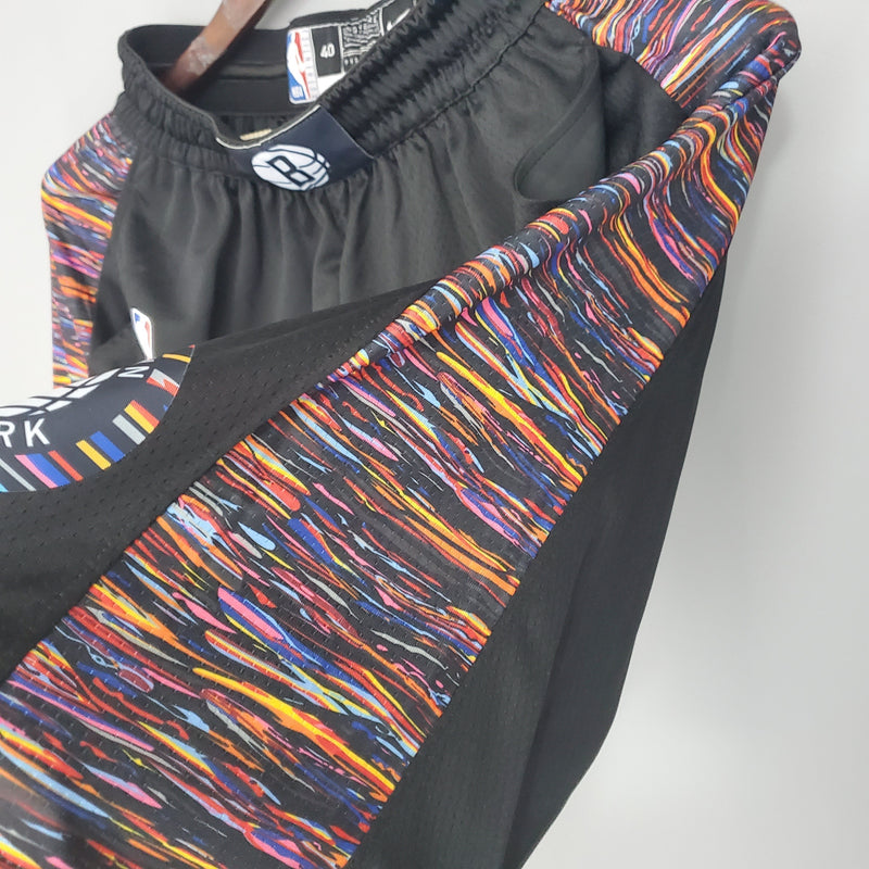 CALÇÃO BROOKLYN NETS CITY VERSION BLACK NBA
