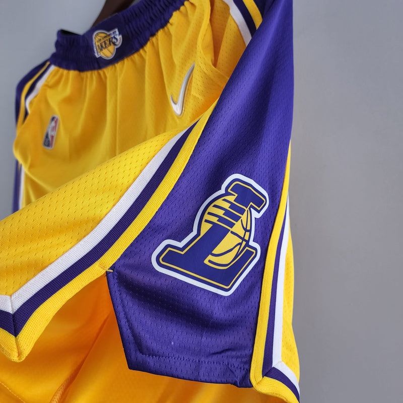 CALÇÃO 75TH ANNIVERSARY LOS ANGELES LAKERS YELLOW NBA