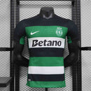 CAMISOLA VERSÃO PLAYER DO SPORTING 25/26 VERDE E PRETO