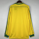 CAMISOLA RETRÔ BRASIL 1998 MANGA COMPRIDA