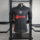 CAMISOLA VERSÃO PLAYER DO BARCELONA 24/25 BLACK EDIÇÃO ESPECIAL