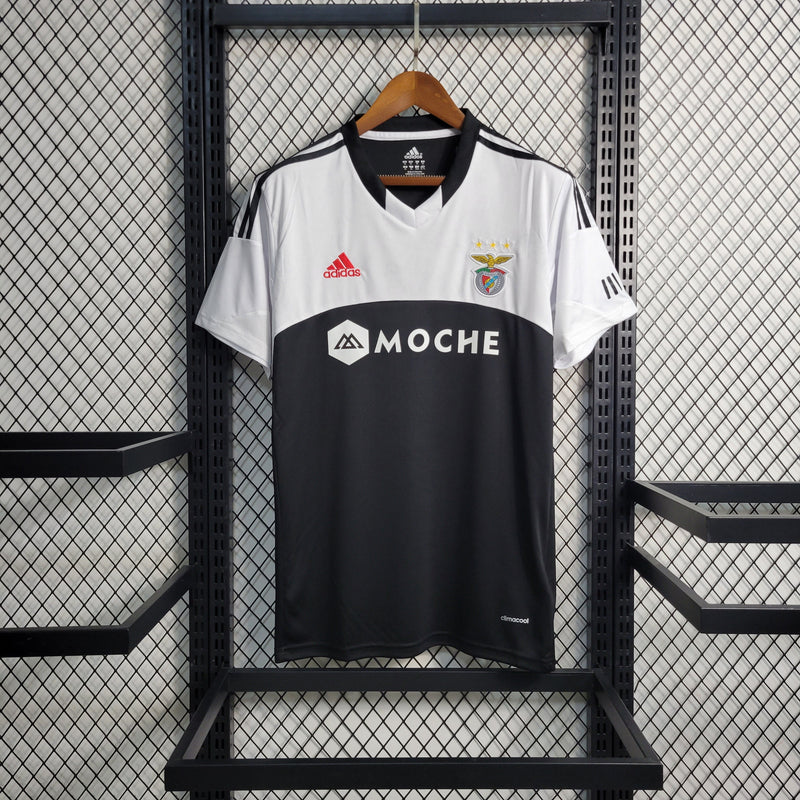 CAMISOLA RETRÔ DO BENFICA 13/14 BRANCO E PRETO