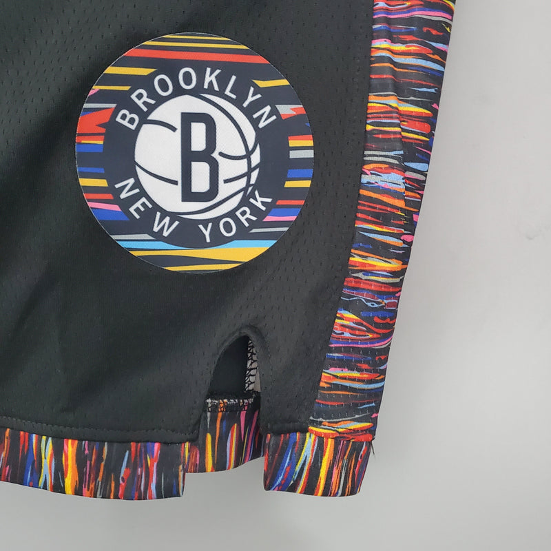 CALÇÃO BROOKLYN NETS CITY VERSION BLACK NBA