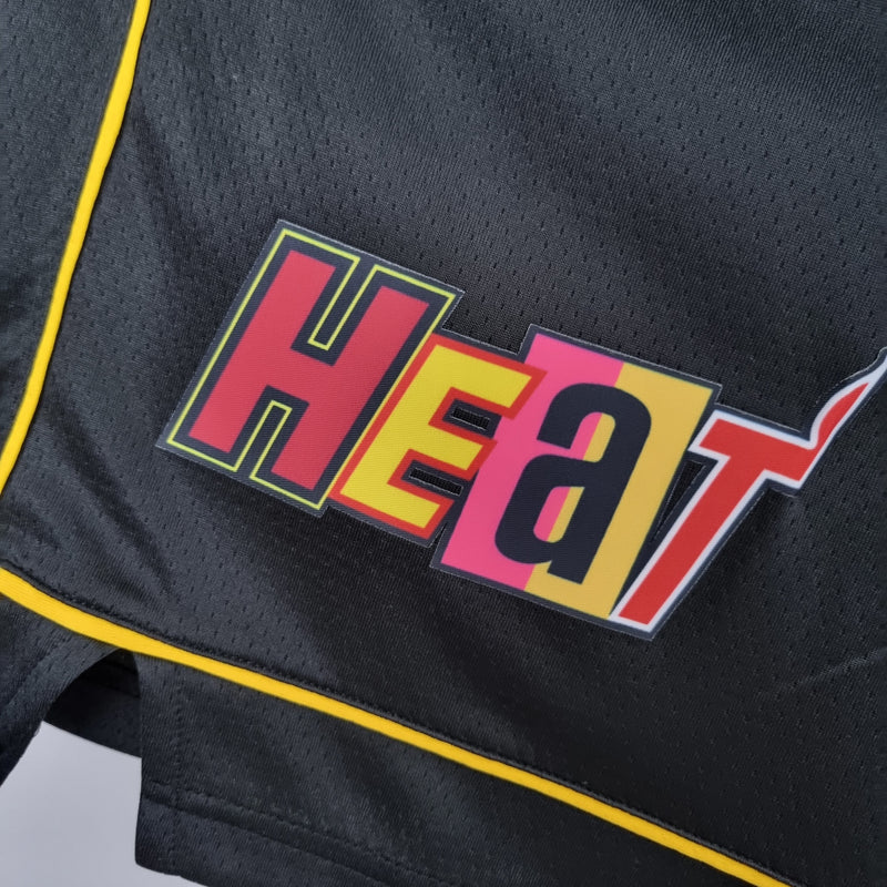 CALÇÃO MIAMI HEAT URBAN EDITION BLACK NBA