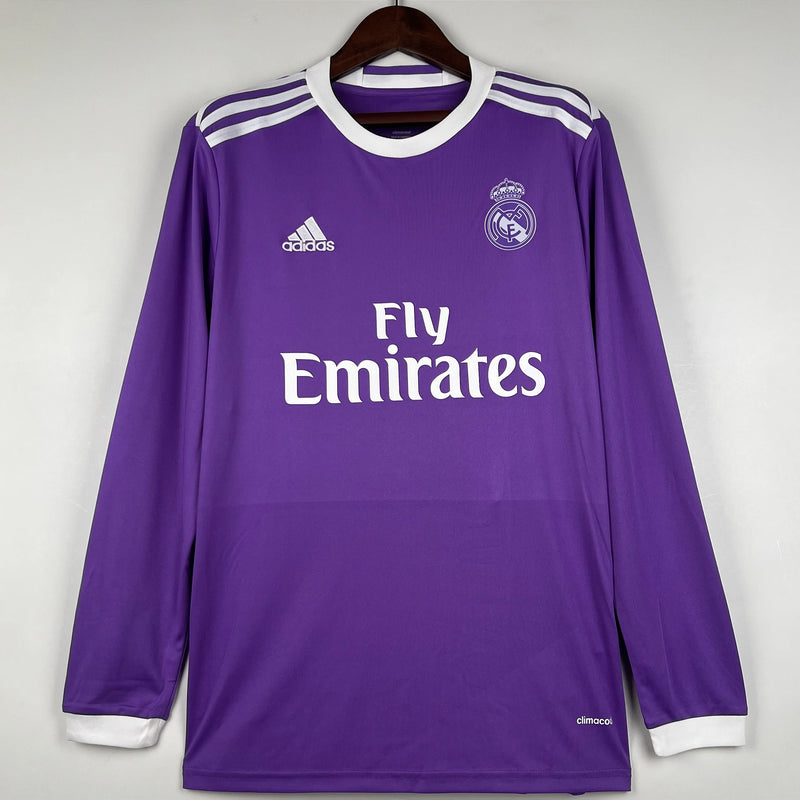 CAMISOLA RETRÔ REAL MADRI 16/17 MANGA COMPRIDA