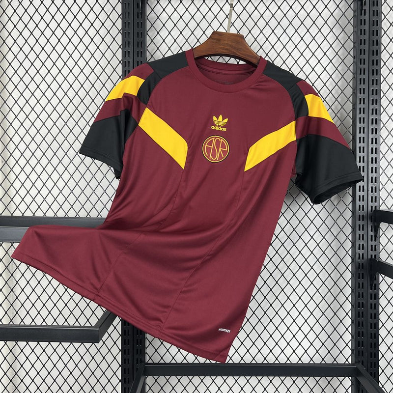 CAMISOLA ROMA 25/26 VERMELHO E PRETO