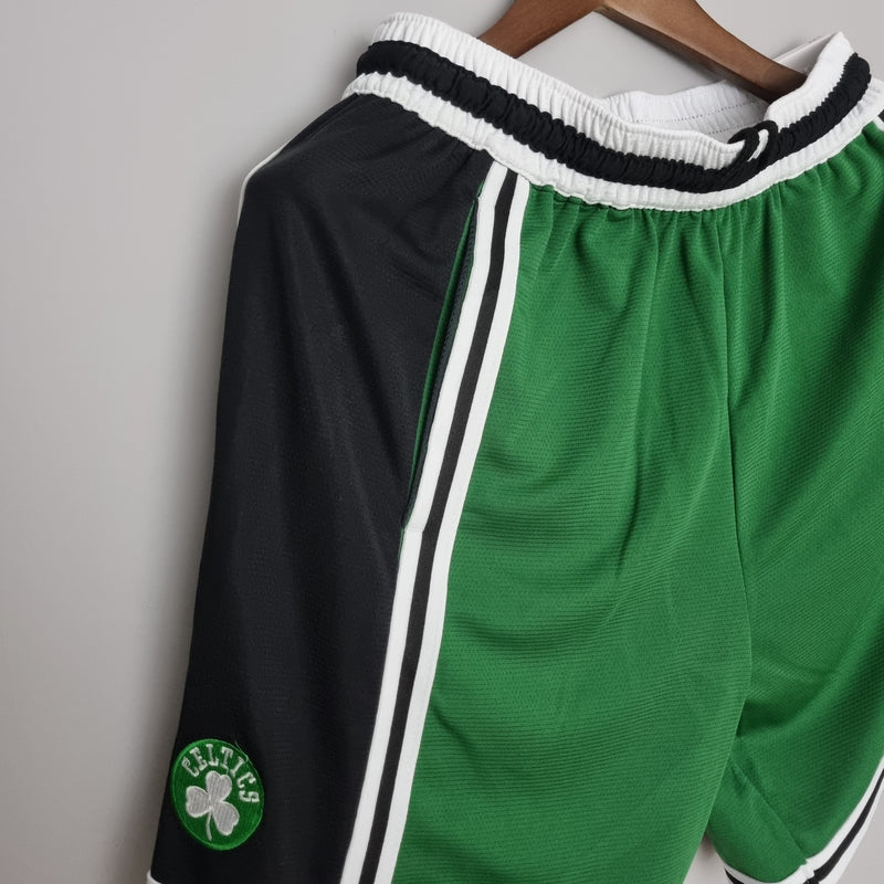 CALÇÃO BOSTON CELTICS BLACK GREEN NBA