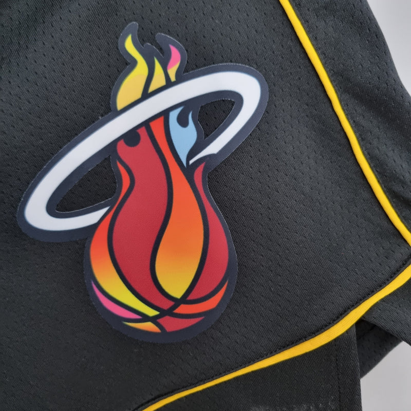 CALÇÃO MIAMI HEAT URBAN EDITION BLACK NBA