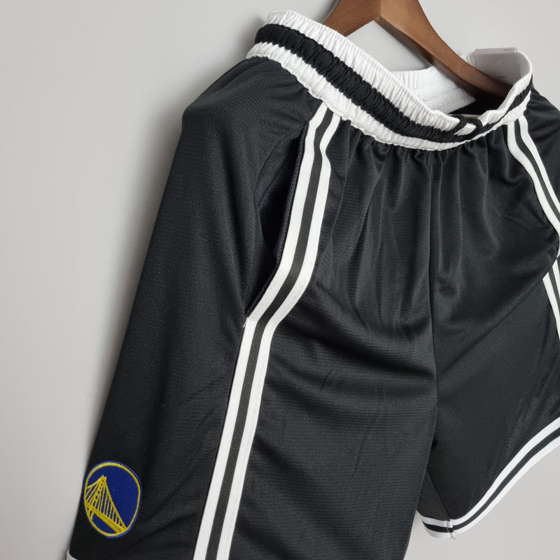 CALÇÃO GOLDEN STATE WARRIORS BLACK NBA