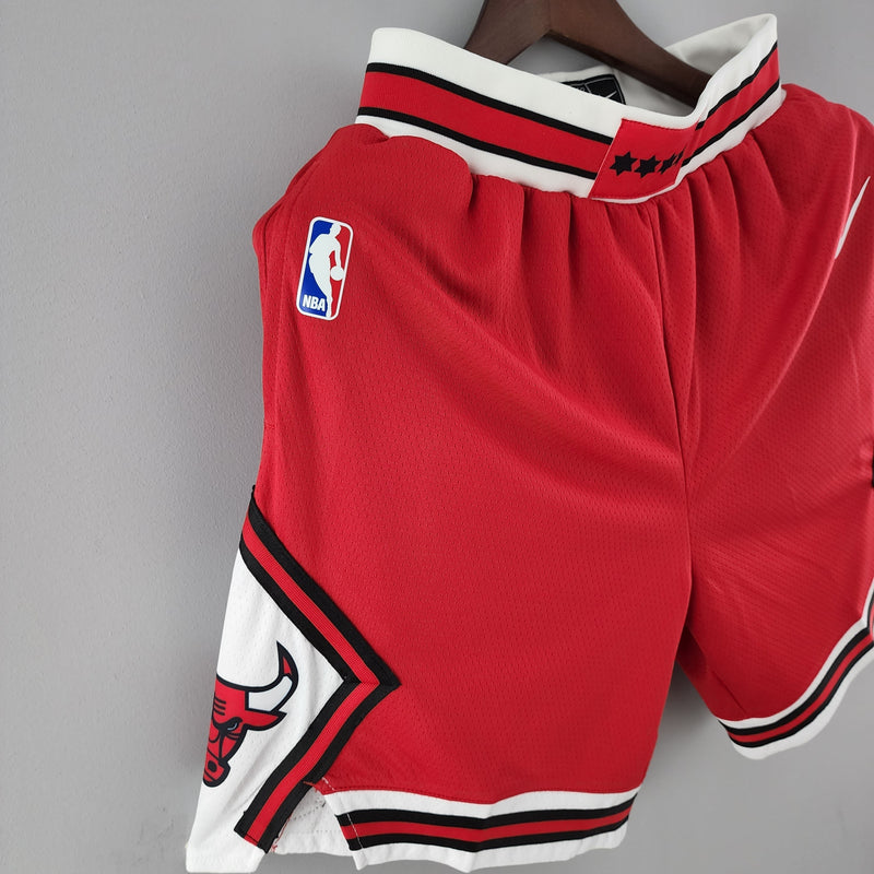 CALÇÃO CHICAGO BULLS RED NBA
