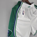 CALÇÃO DALLAS MAVERICKS URBAN EDITION WHITE GREEN NBA