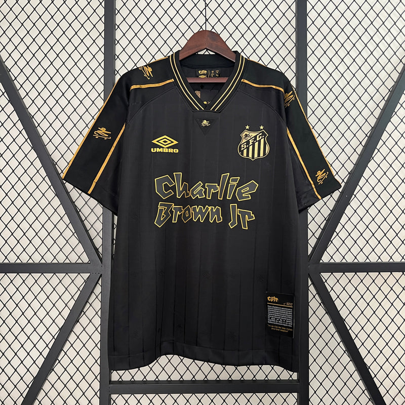 CAMISOLA SANTOS 24/25 PRETO EDIÇÃO CHARLIE BROWN JR