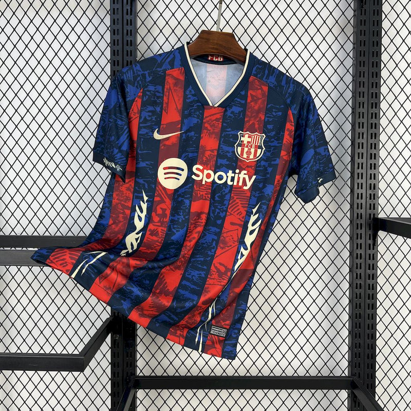 CAMISOLA BARCELONA 25/26 VERMELHO E AZUL