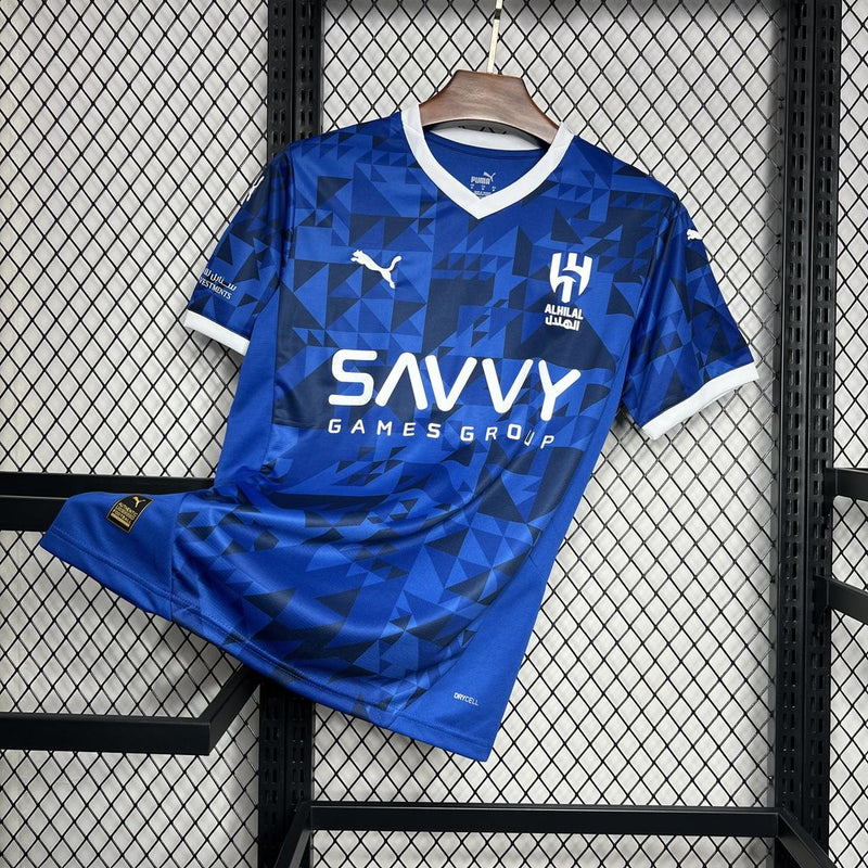 CAMISOLA AL HILAL 25/26 AZUL E BRANCO