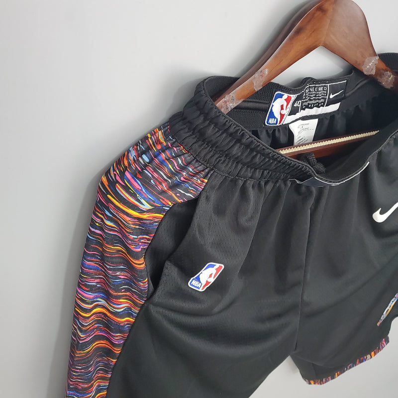 CALÇÃO BROOKLYN NETS CITY VERSION BLACK NBA