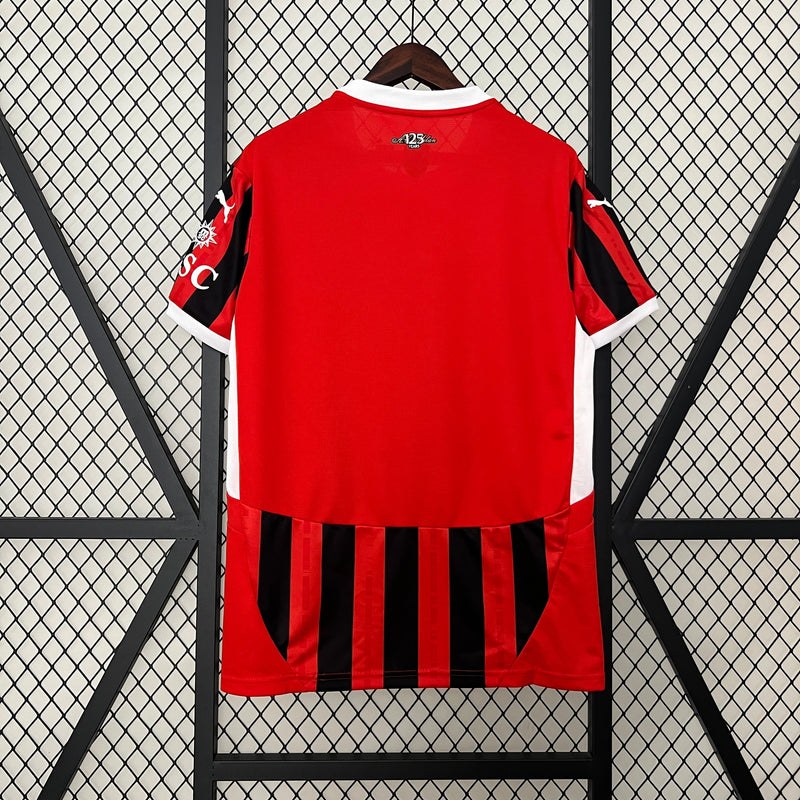 CAMISOLA MILAN 24/25 VERMELHO E PRETO
