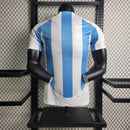 CAMISOLA VERSÃO PLAYER DA ARGENTINA 24/25 AZUL E BRANCO