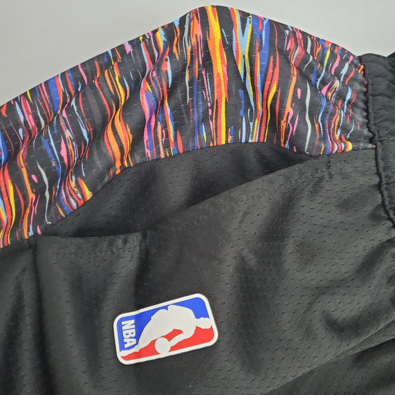 CALÇÃO BROOKLYN NETS CITY VERSION BLACK NBA
