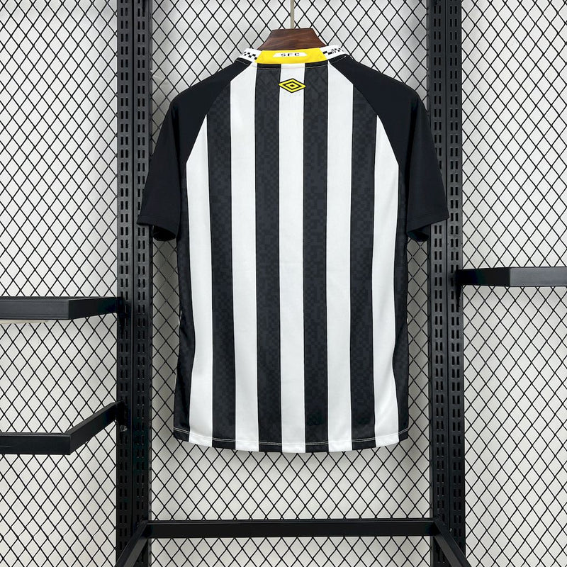 CAMISOLA DO SANTOS 25/26 PRETO E BRANCO