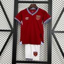 KIT INFANTIL DO WEST HUM 25/26 VERMELHO