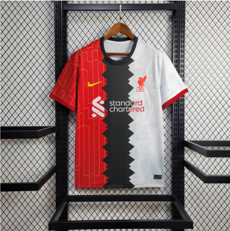 CAMISOLA LIVERPOOL 24/25 VERMELHO E BRANCO