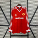 CAMISOLA RETRÔ MANCHESTER UNITED 86/88 MANGA COMPRIDA