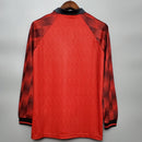 CAMISOLA RETRÔ MANCHESTER UNITED 1996 MANGA COMPRIDA