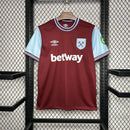 CAMISOLA WEST HAM 24/25 VERMELHO