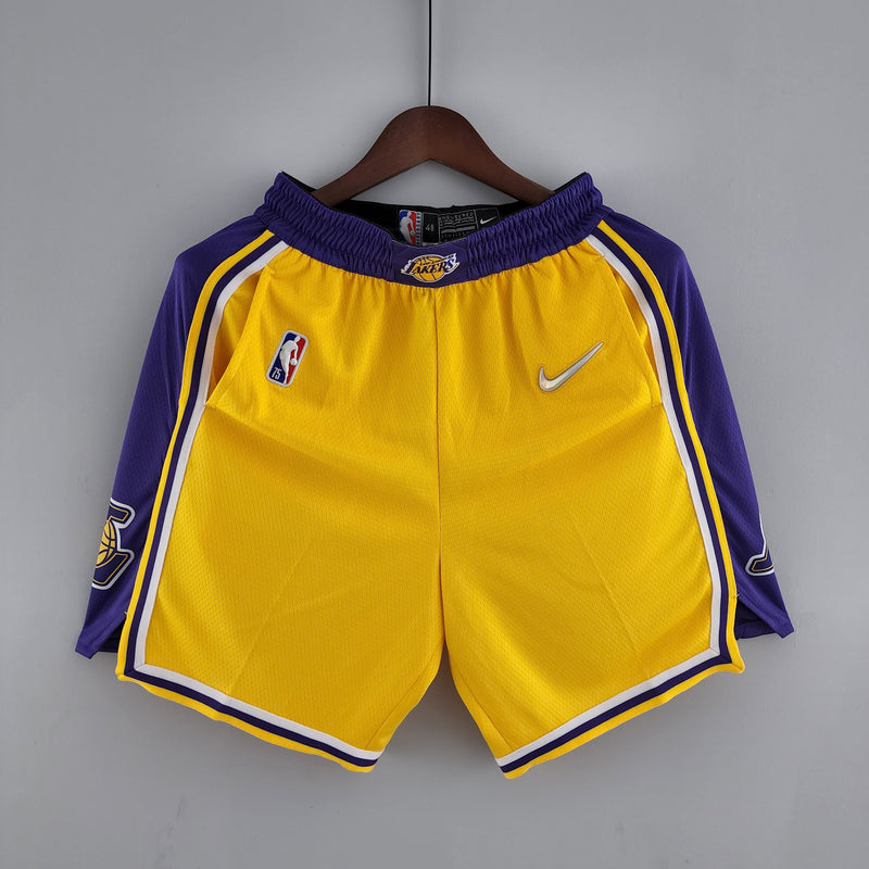 CALÇÃO 75TH ANNIVERSARY LOS ANGELES LAKERS YELLOW NBA