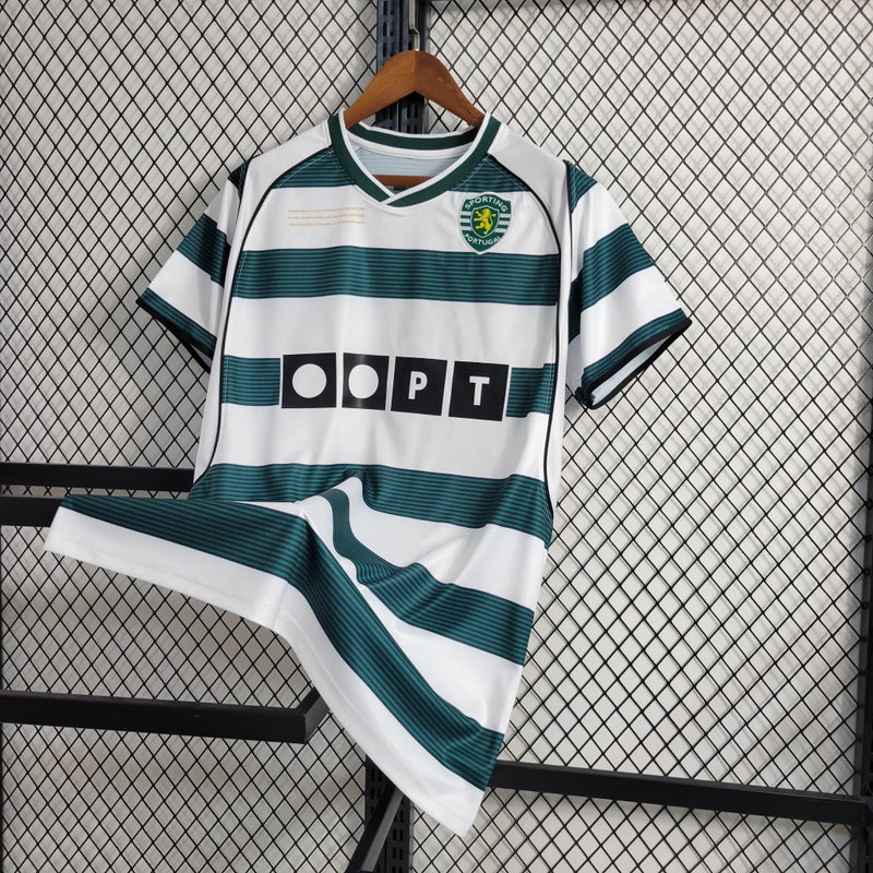 CAMISOLA RETRÔ SPORTING 01/03