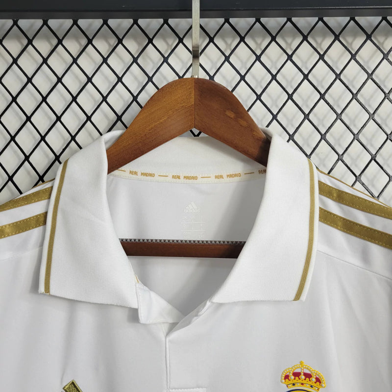 CAMISOLA RETRÔ REAL MADRI  11/12 MANGA COMPRIDA